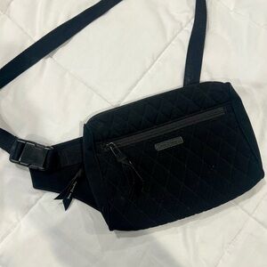 Vera Bradley Black Quilted Belt Bag